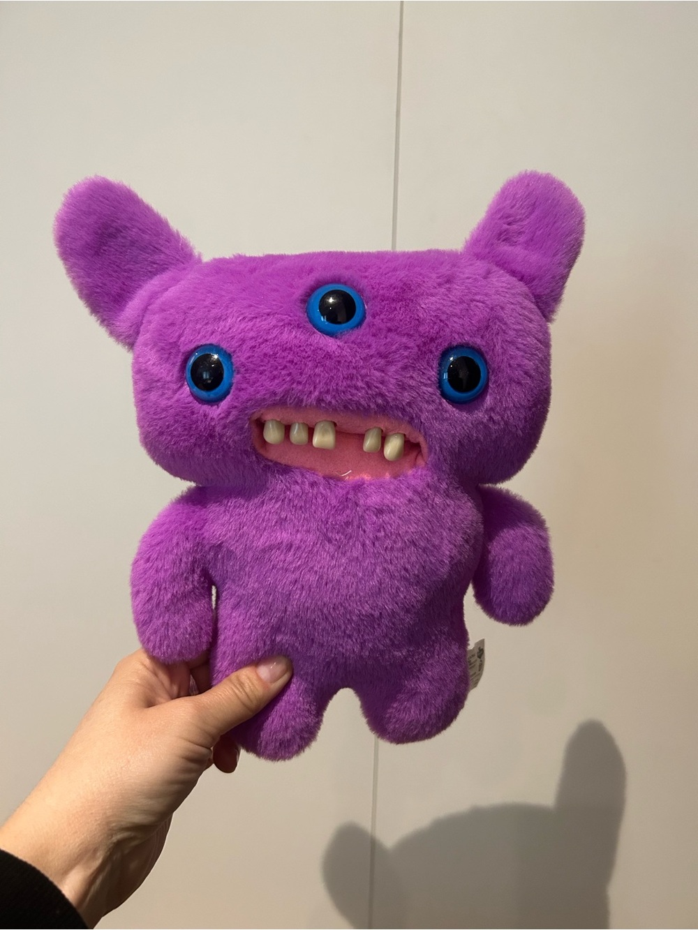 Zuru Fuggler Purple Plushie 3 eyes with Teeth